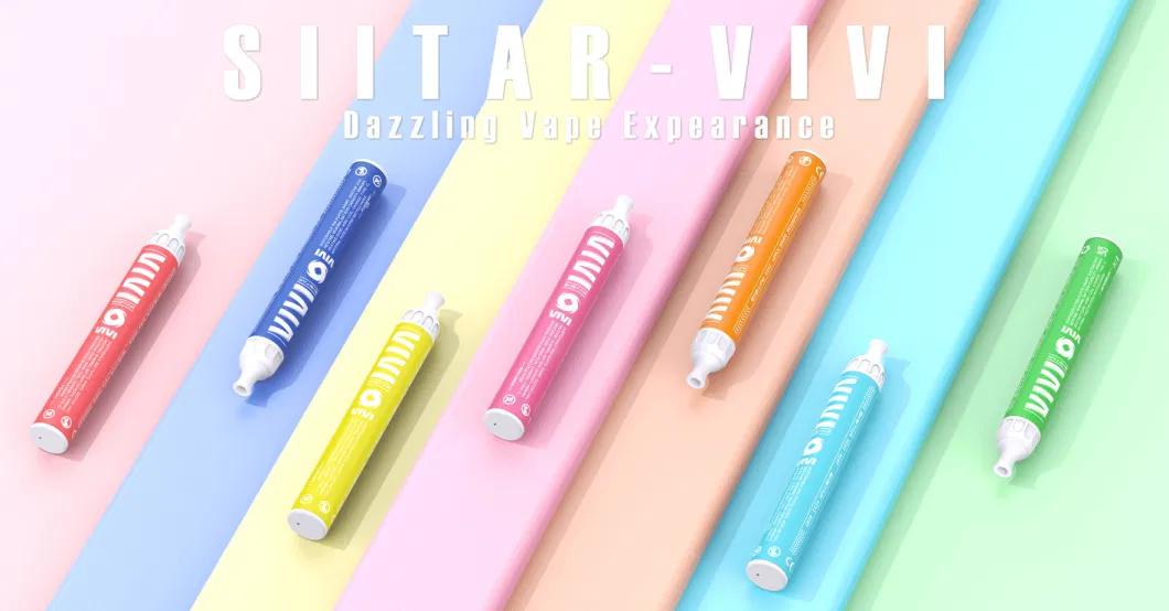 Siistar Vape Vivi 600 Puff Disposable Ecig 20mg Nicotine 2ml Rich Flavors